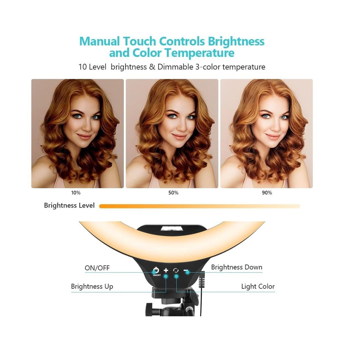 RL-14 14-Inch LED Ring Light with Remote