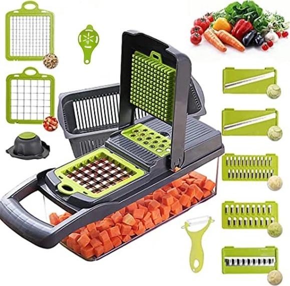 14-in-1 Multifunction Vegetable Slicer & Chopper