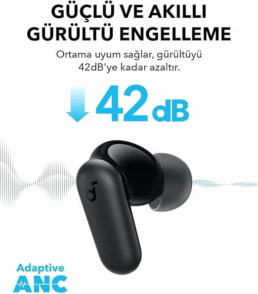 Anker Soundcore R50i NC Wireless Bluetooth Headphones - Black
