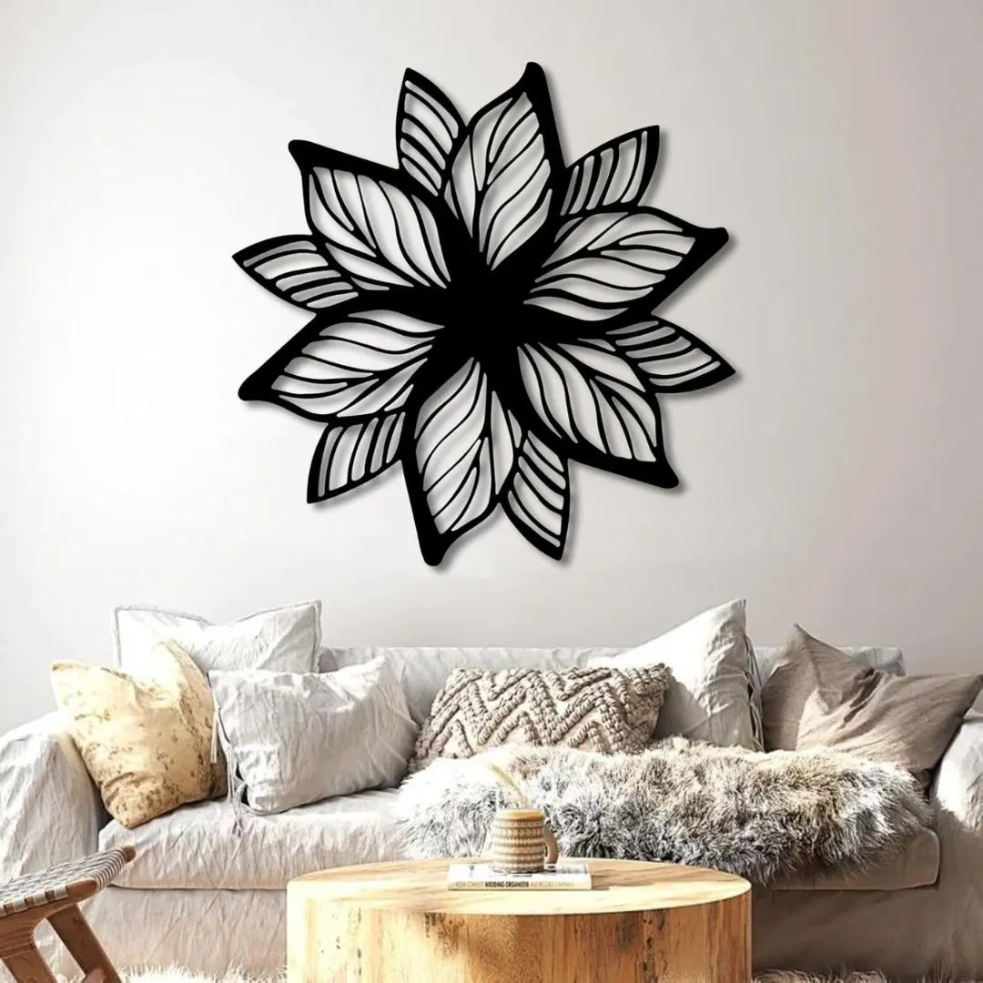 Acrylic Flower Wall Decoration | 3D Floral Home Décor UAE