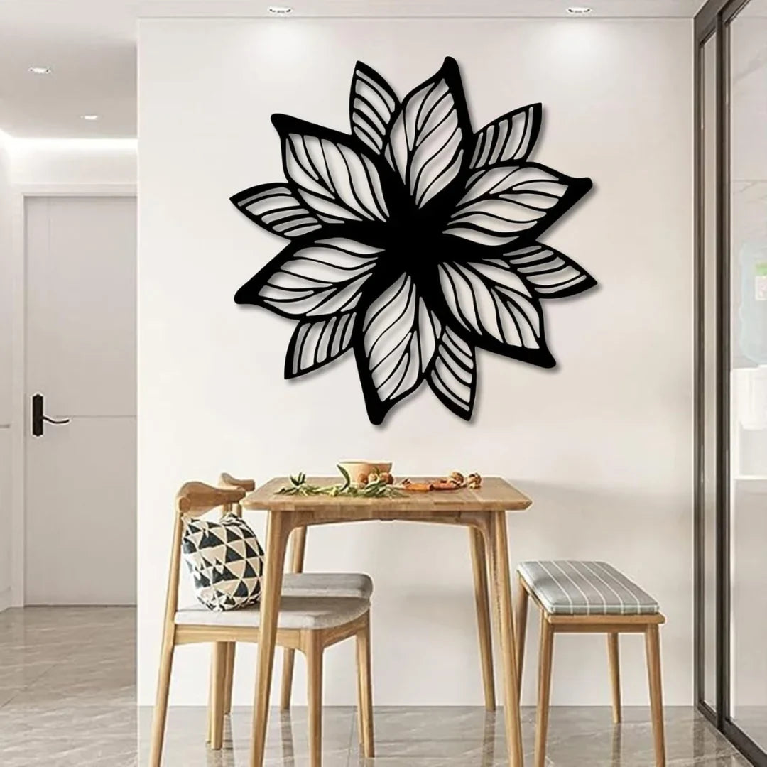 Acrylic Flower Wall Decoration | 3D Floral Home Décor UAE