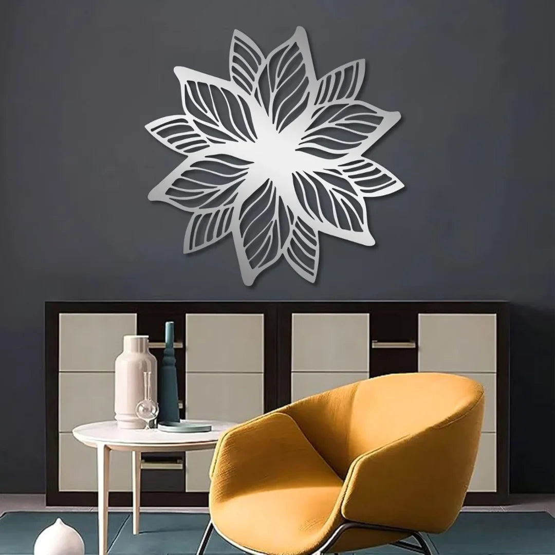 Acrylic Flower Wall Decoration | 3D Floral Home Décor UAE