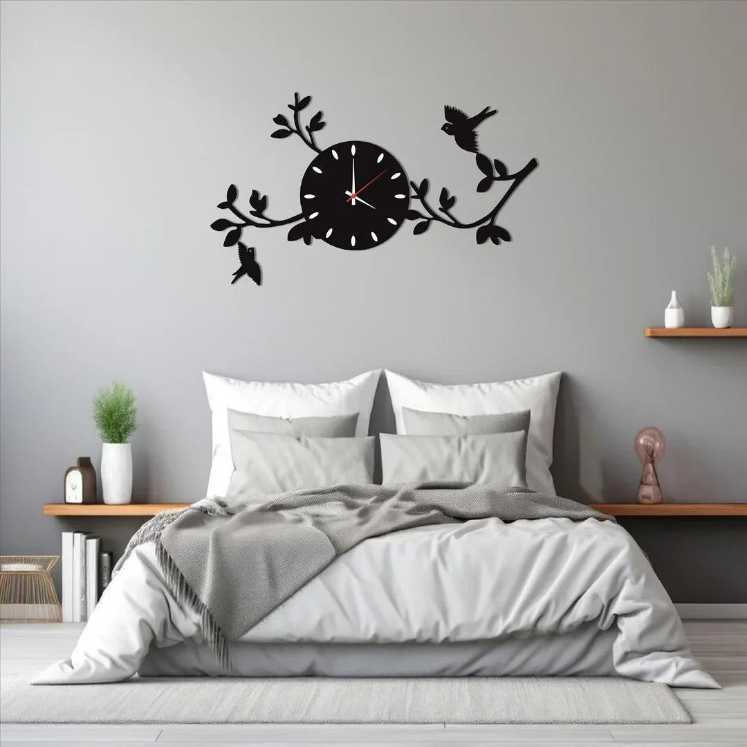 Birds on Branches DIY 3D Wall Clock | Modern Home Décor UAE