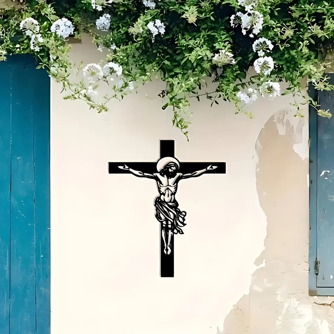 Jesus Christ and Cross – Christian Acrylic Wall Home Decal UAE