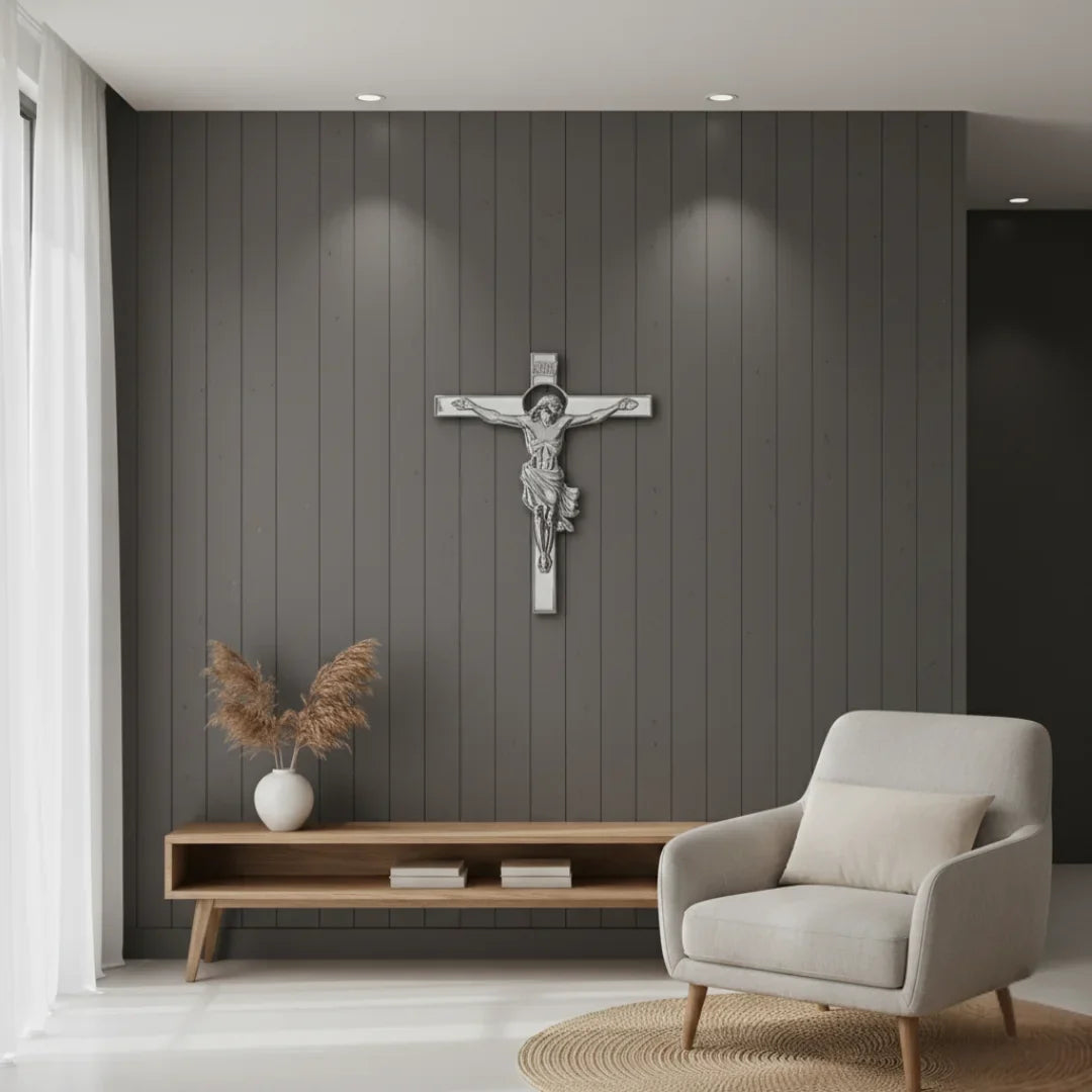 Jesus Christ and Cross – Christian Acrylic Wall Home Decal UAE