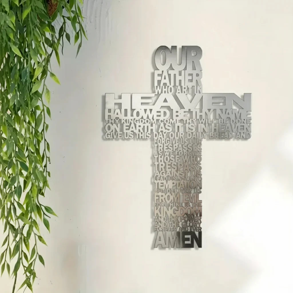 Jesus Cross with Prayer – Christmas Gift Wall Decor UAE
