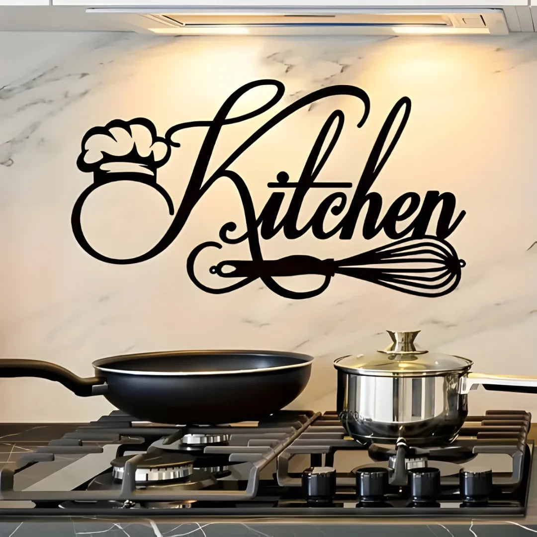Kitchen Sign Acrylic Wall Decal | Beautiful Decor for UAE Homes & Restaurants