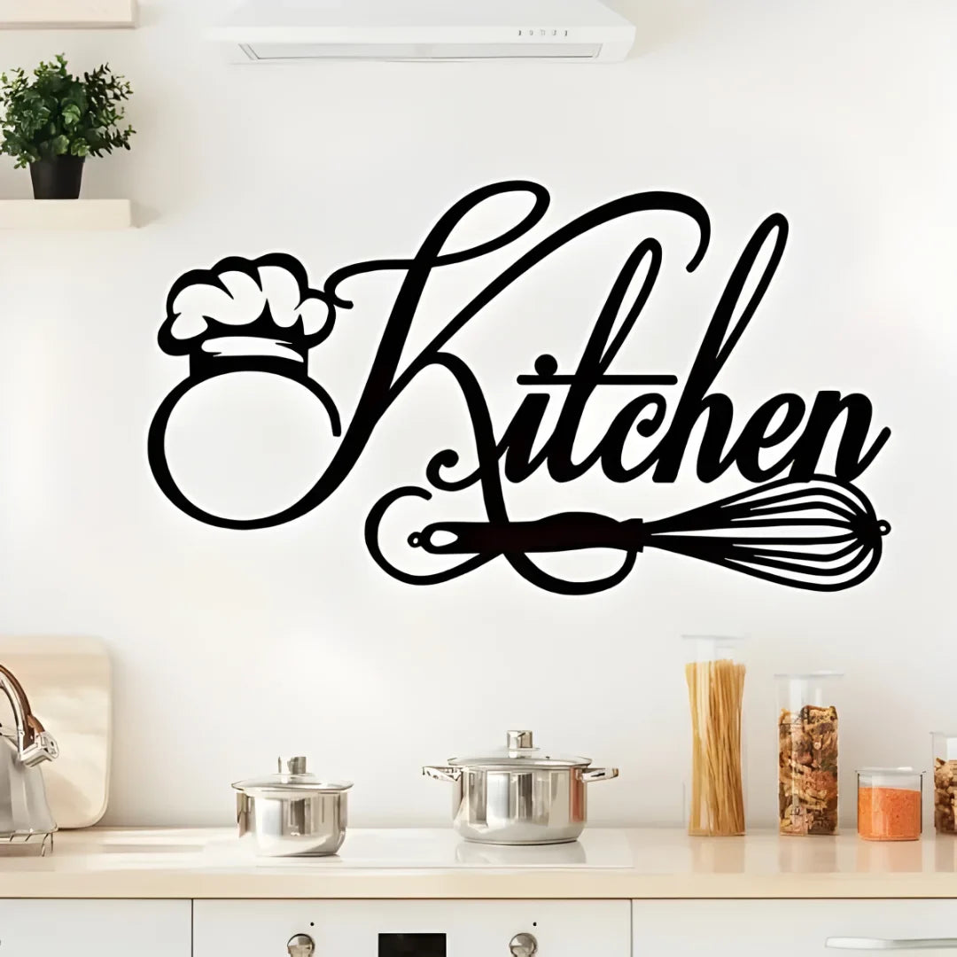 Kitchen Sign Acrylic Wall Decal | Beautiful Decor for UAE Homes & Restaurants