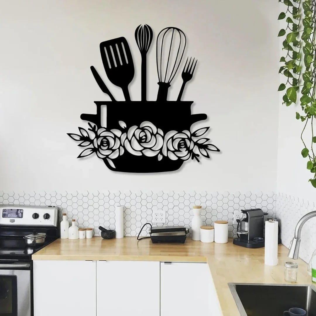 Kitchen's Basket Acrylic Wall Decal - Beautiful Decor for UAE Homes & Restaurants