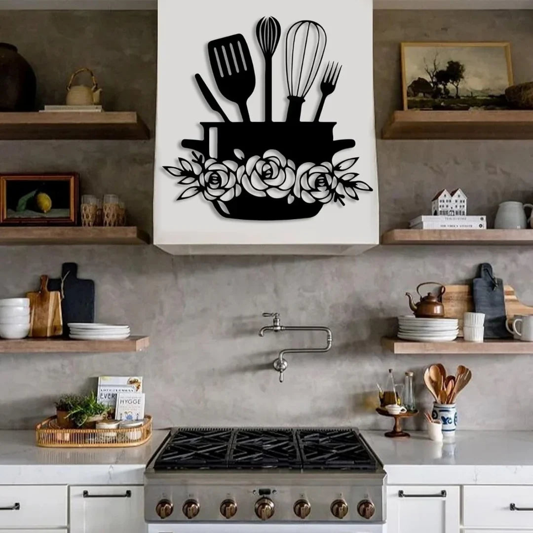 Kitchen's Basket Acrylic Wall Decal - Beautiful Decor for UAE Homes & Restaurants