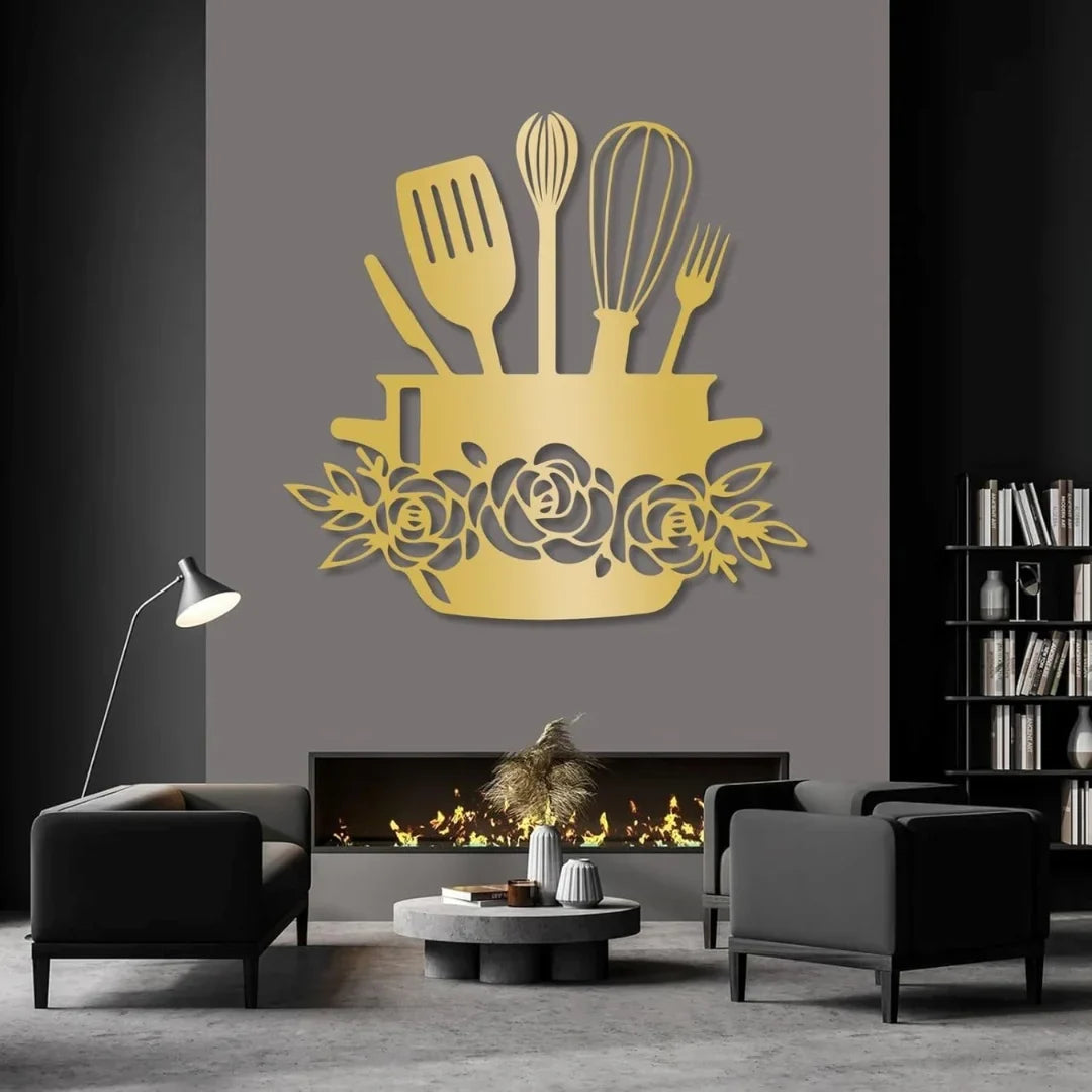 Kitchen's Basket Acrylic Wall Decal - Beautiful Decor for UAE Homes & Restaurants