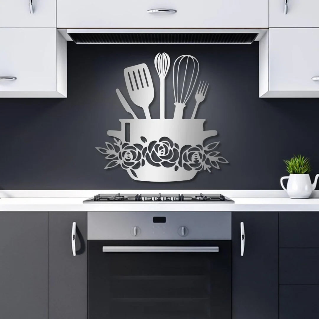 Kitchen's Basket Acrylic Wall Decal - Beautiful Decor for UAE Homes & Restaurants