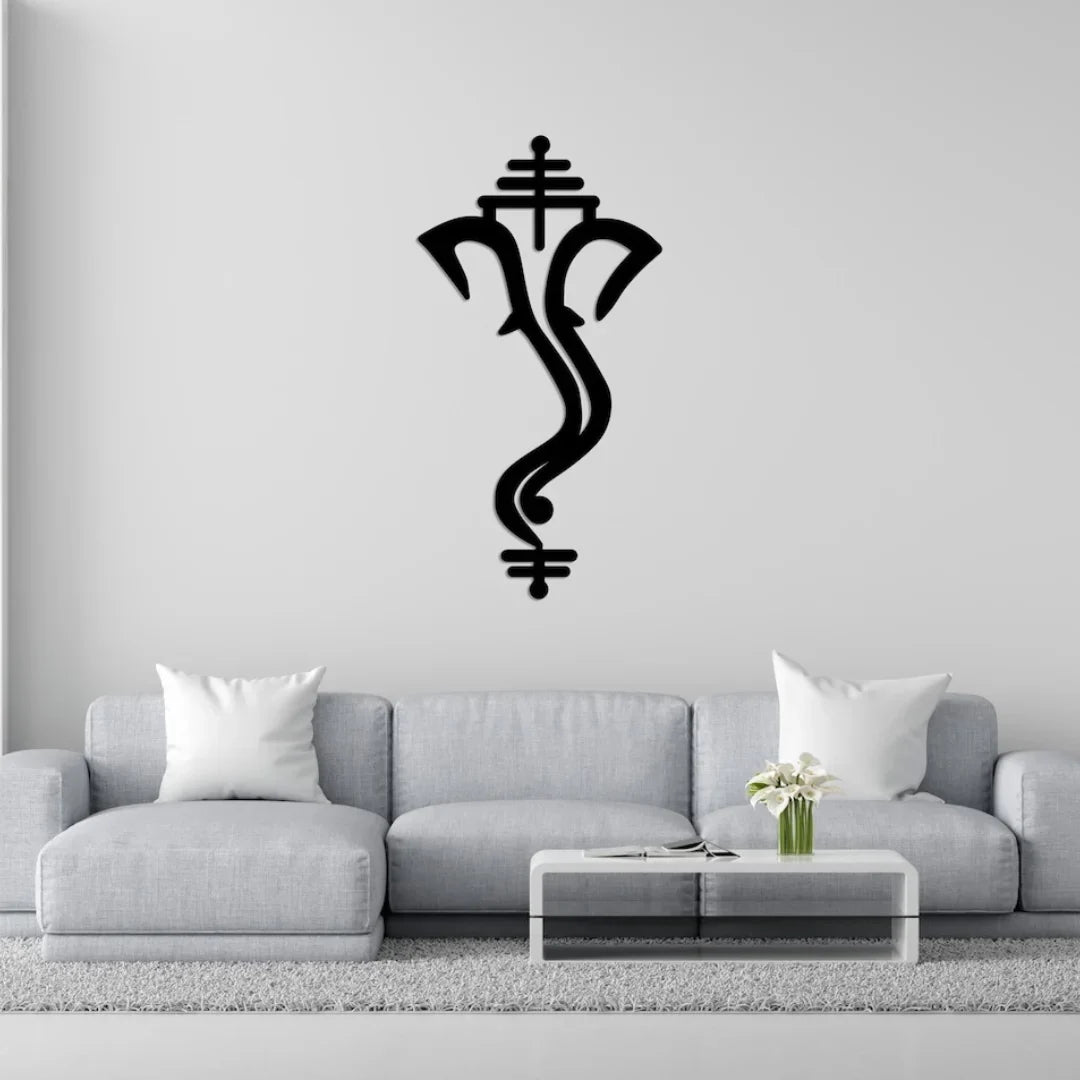 Ganesha (Ganpati) Acrylic Mirror Wall Art