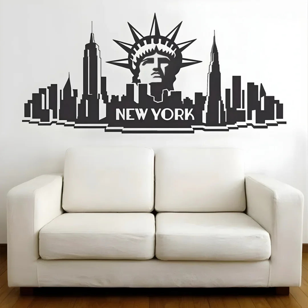 New York City Skyline Decal Iconic USA Art
