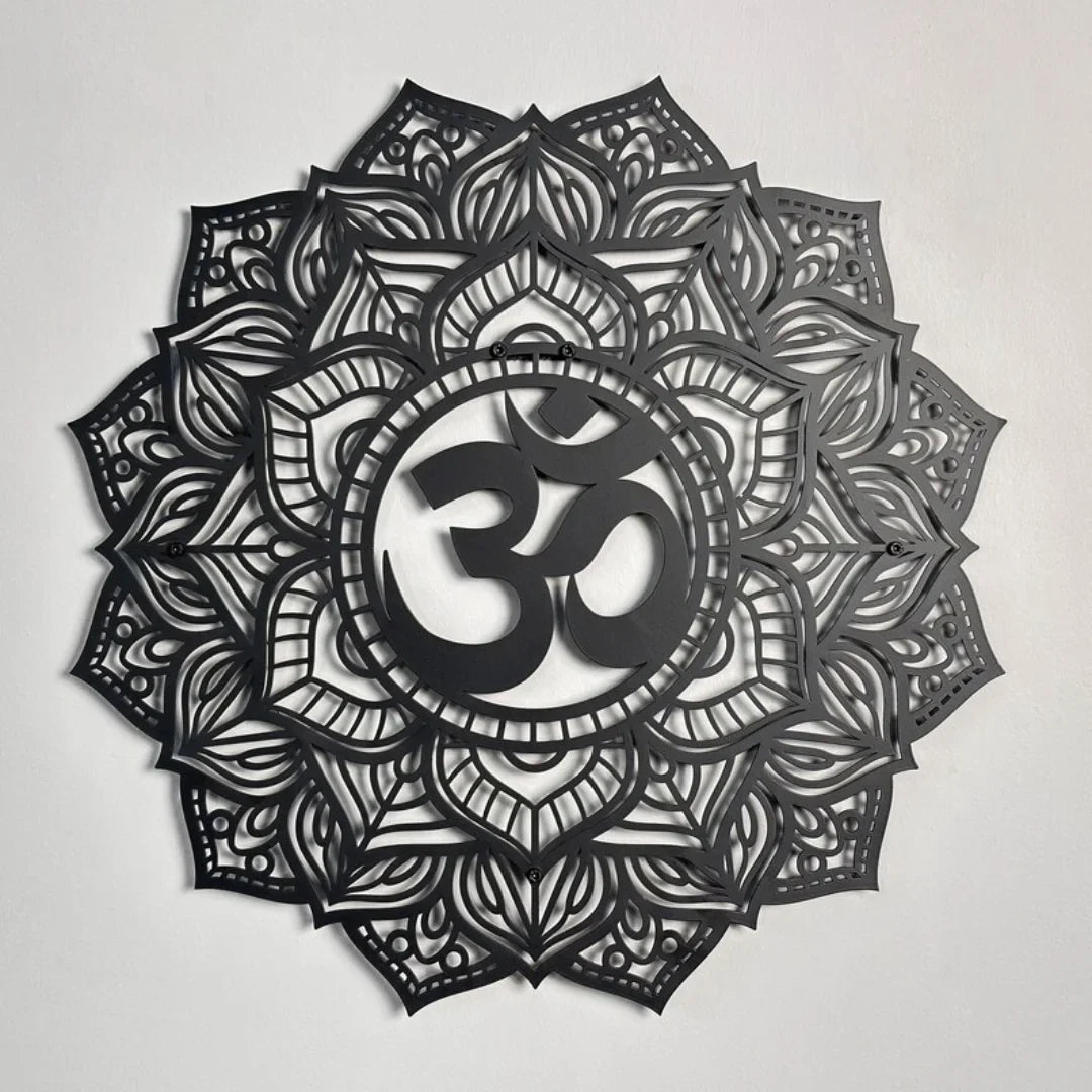 Om Mandala Acrylic Wall Art | Festive Wall Decor
