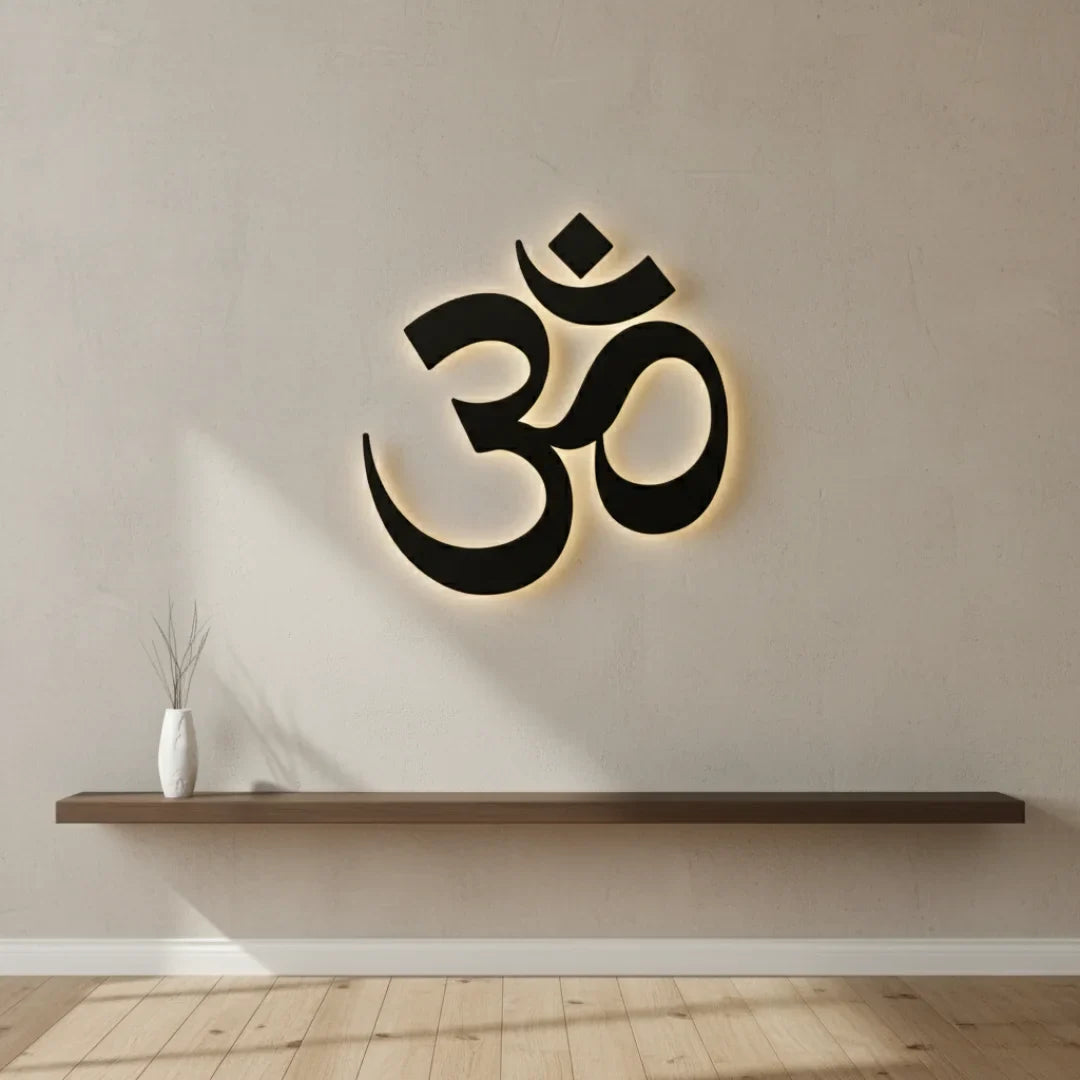 Premium "Om" (ॐ) Sacred Symbol Acrylic Wall Art