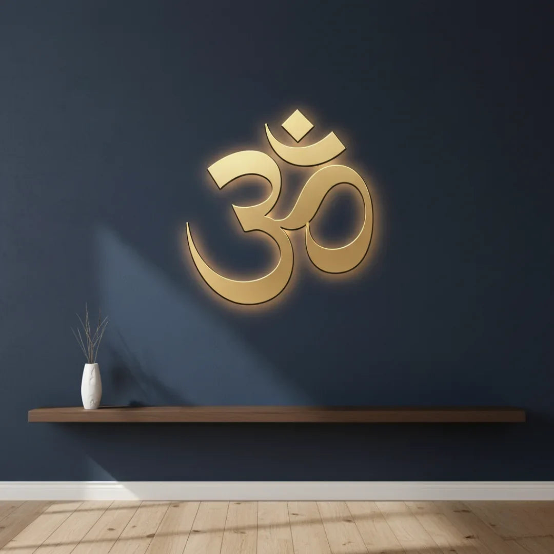 Premium "Om" (ॐ) Sacred Symbol Acrylic Wall Art
