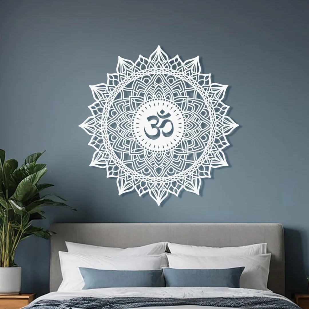 Lotus Mandala Om Acrylic Wall Art UAE | Modern Home & Office Décor