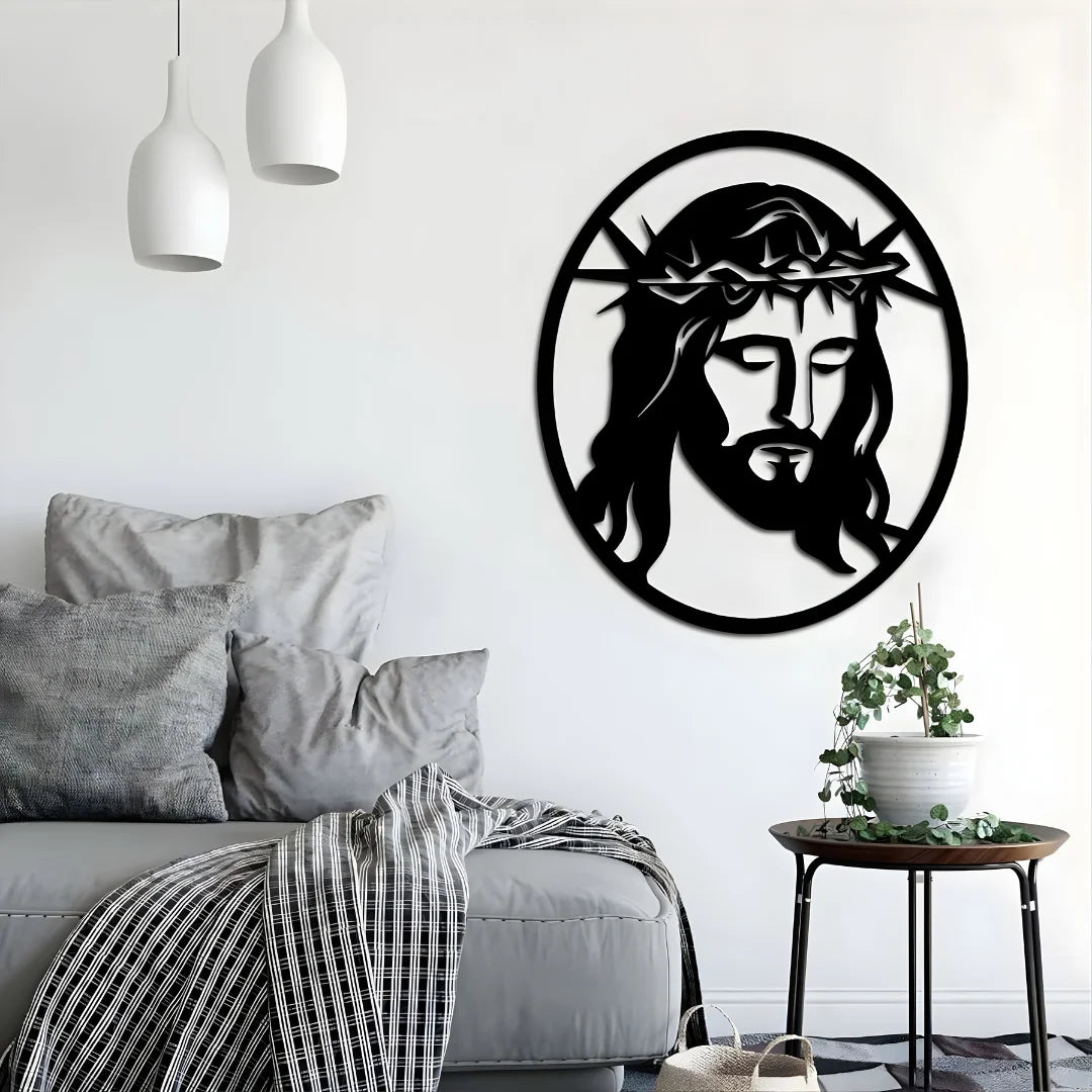 Jesus Christ Frame Wall Décor UAE | Christian Home & Church Decor for Christmas & Baptism