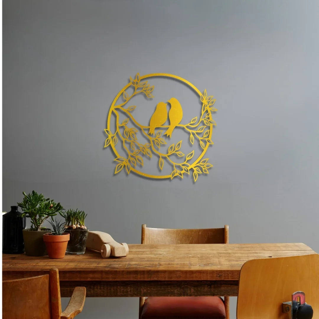 Sparrow Wall Decor | Bird on Tree Branch Acrylic Wall Art for Home & Office – UAE