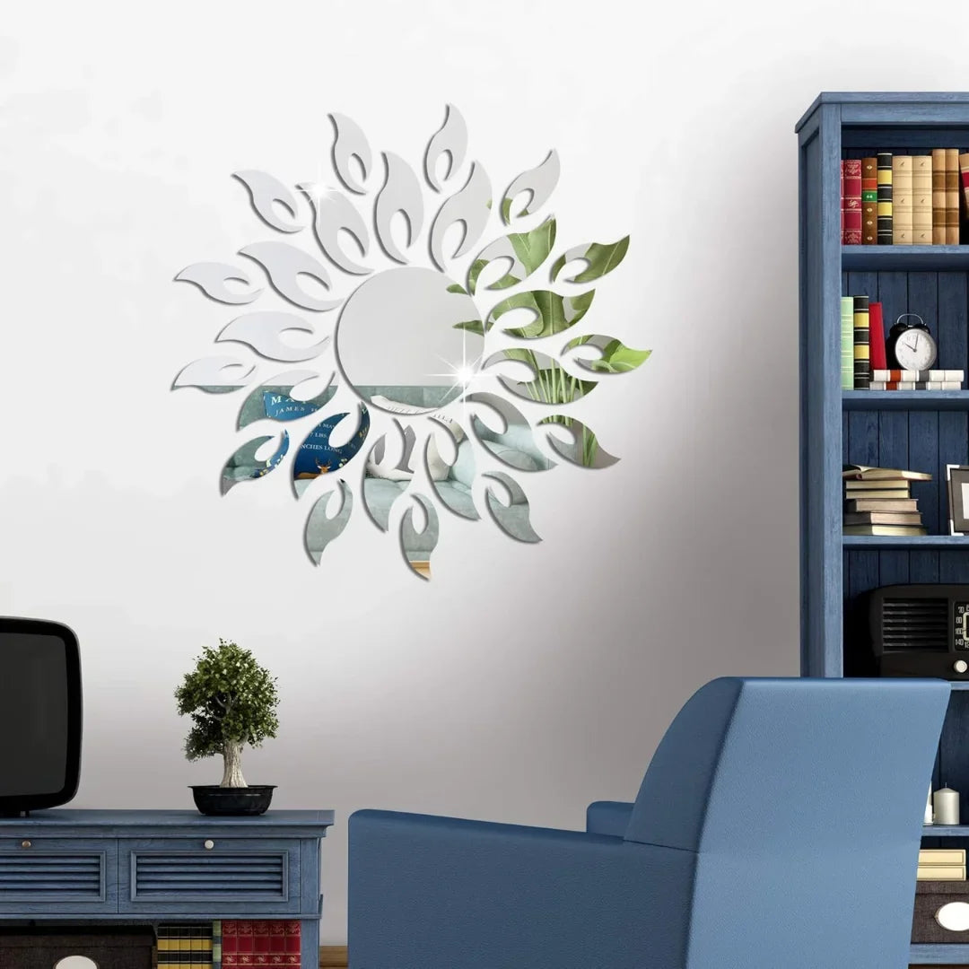 Sun Flame 3D Acrylic Wall Decoration | Stylish Home & Office Wall Art in UAE