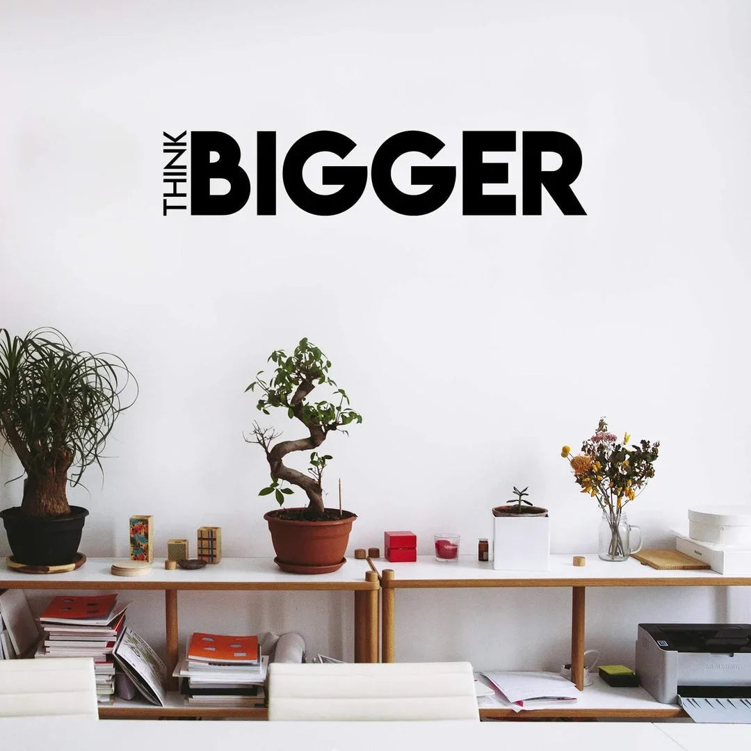 Think Bigger Acrylic Wall Art | Motivational Office & Home Décor in UAE