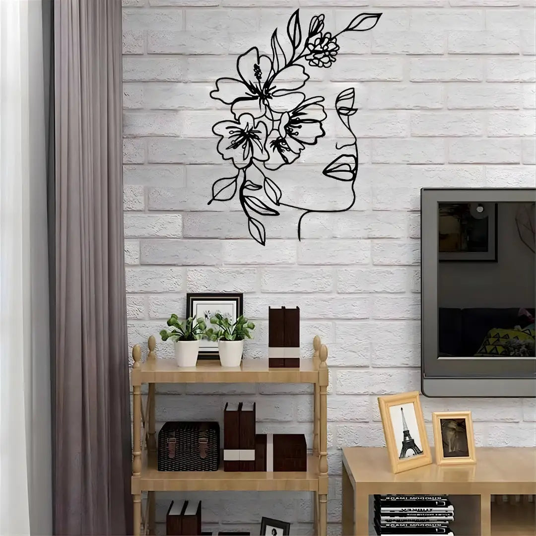 Female Face Silhouette | Acrylic Wall Art