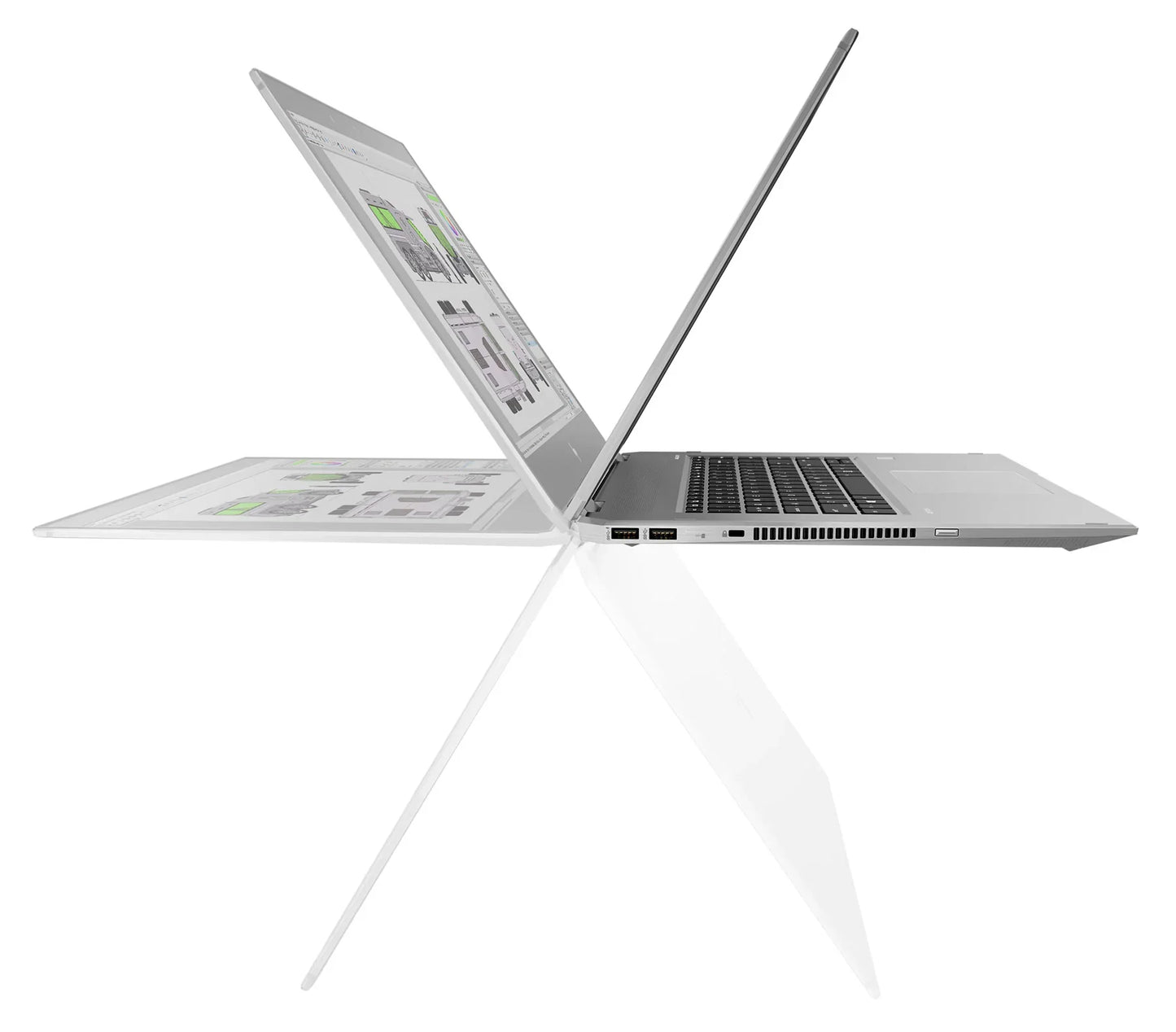 HP ZBook Studio x360 G5, Intel Xeon E-2176M, 16GB RAM, 512GB PCIe SSD, 15.6" 4K Touch, NVIDIA Quadro P1000 (Used)