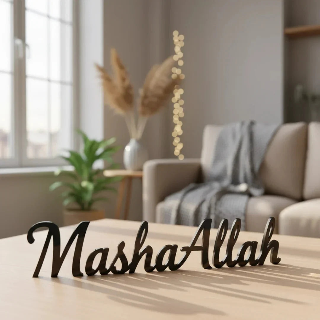 MashaAllah Islamic Decor - Acrylic Table Stand | Arcdew.com KSA