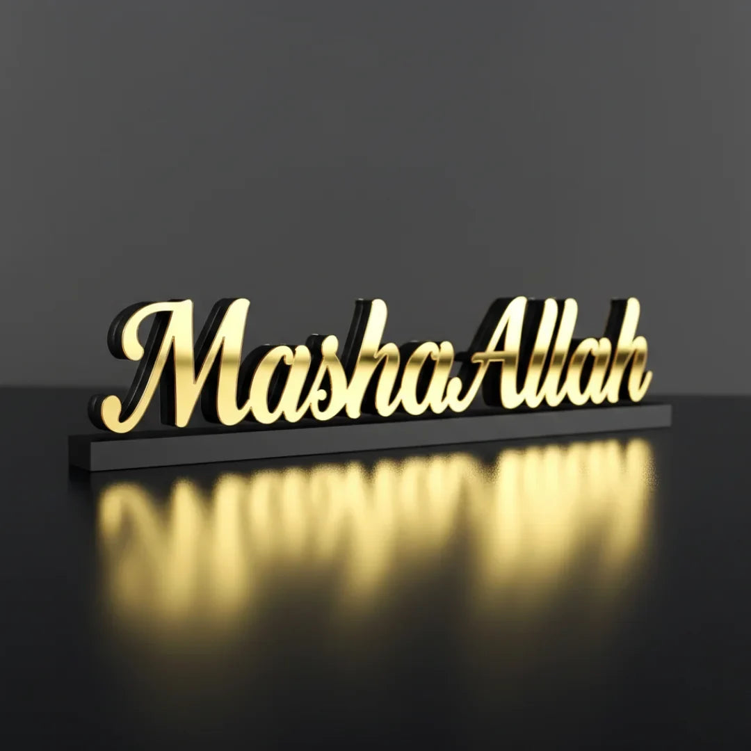 MashaAllah Islamic Decor - Acrylic Table Stand | Arcdew.com KSA