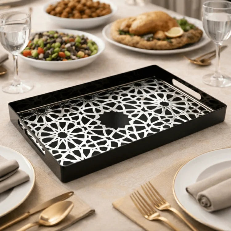 Mosaic Serving Tray Large - Premium Arabic Hospitality Platter