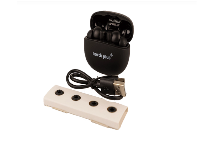 NorthPlus Soundvibe F20 Bluetooth 5.4 Earbuds with Noise Cancellation & Touch Control