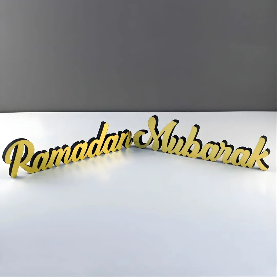Ramadan Mubarak - Premium Islamic Calligraphy Acrylic Stand