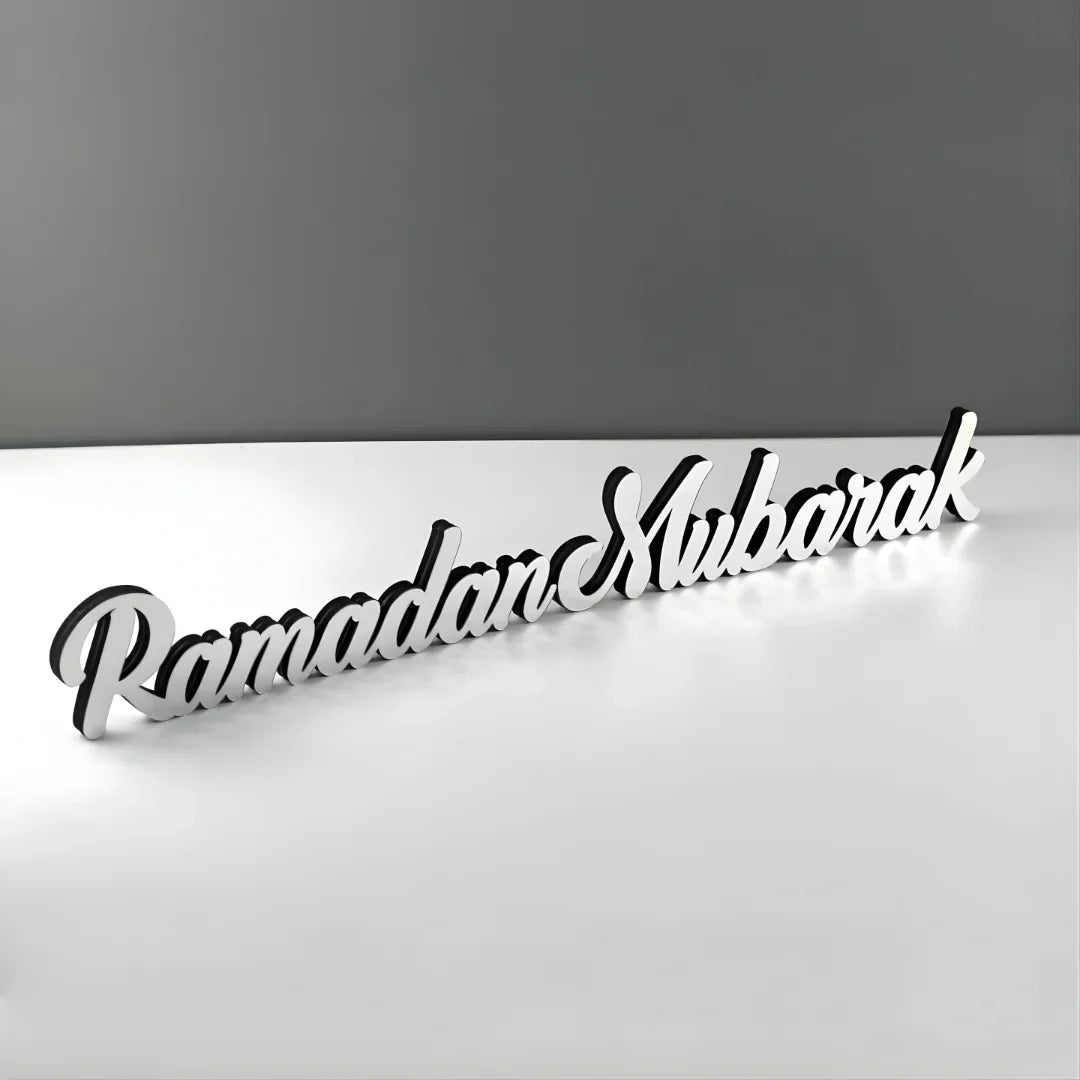 Ramadan Mubarak - Premium Islamic Calligraphy Acrylic Stand