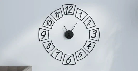 Premium Acrylic Wall Clock with 12 inch needles(cp06)