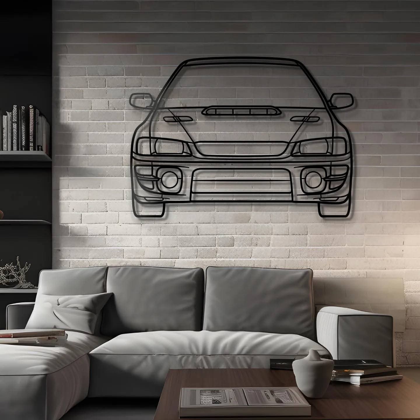 Luxury Car Outline Wall Art Set – Modern Automotive Wall Decoration