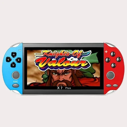 X7 Plus Handheld Game Console, 5.1 Inch, 8GB, 10,000 Built-in Games, Portable Retro Console