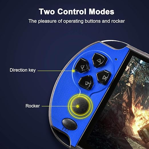 X7 Plus Handheld Game Console, 5.1 Inch, 8GB, 10,000 Built-in Games, Portable Retro Console