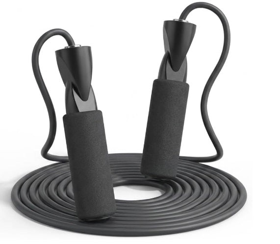 Adjustable Speed Jump Rope with Ergonomic Non-Slip Handles – Tangle-Free Fitness Skipping Rope for Cardio, Weight Loss & Home Workout
