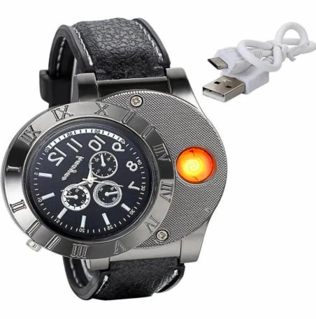 Recommended Product Title  Multifunctional Lighter Watch – USB Rechargeable Wristwatch with Built-In Electric Lighter