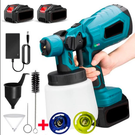 Portable Cordless HVLP Paint Sprayer – Brushless Electric Spray Gun for Home & DIY Painting