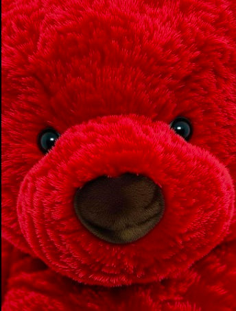 Red Teddy Bear Plush Toy – Soft Stuffed Animal Gift for Kids & Adults