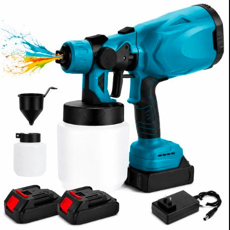 Portable Cordless HVLP Paint Sprayer – Brushless Electric Spray Gun for Home & DIY Painting