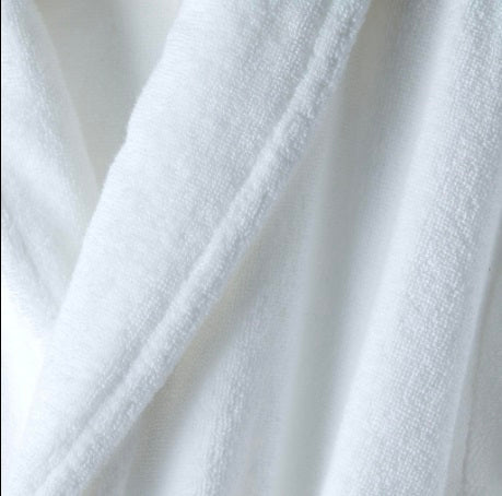 Men's 100% Cotton Terry Bathrobe – Soft Absorbent Robe with Belt & Pockets