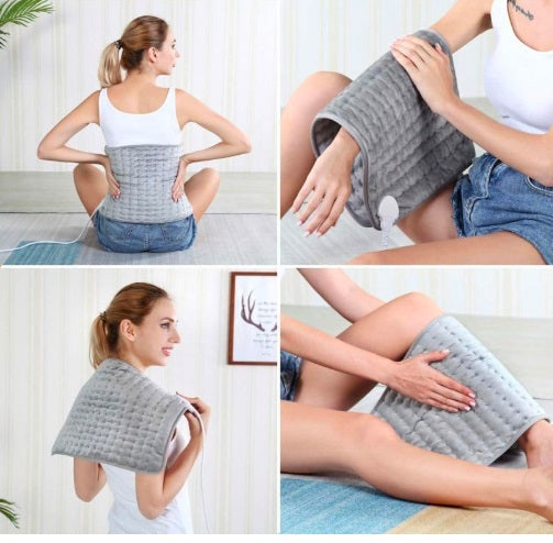 Electric Heating Pad with Adjustable Heat & Timer – Portable Body Heating Pad