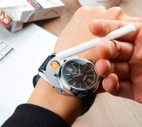Recommended Product Title  Multifunctional Lighter Watch – USB Rechargeable Wristwatch with Built-In Electric Lighter