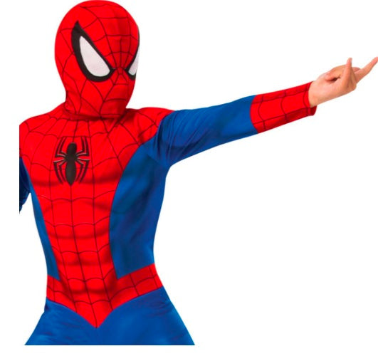 Title: Kids Spider-Man Muscle Chest Costume with Mask