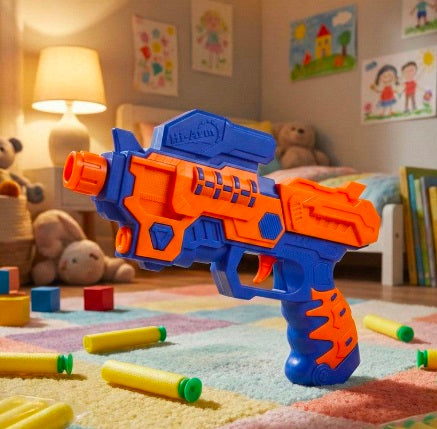 Soft Bullet Toy Gun – Foam Dart Blaster for Kids with Soft Foam Bullets