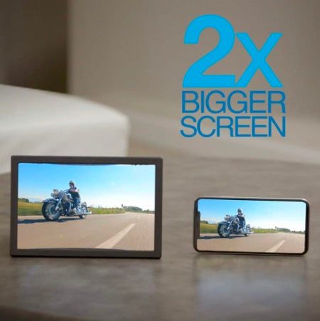 Mobile Phone Screen Magnifier – 10 Inch 3D HD Video Amplifier with Foldable Stand