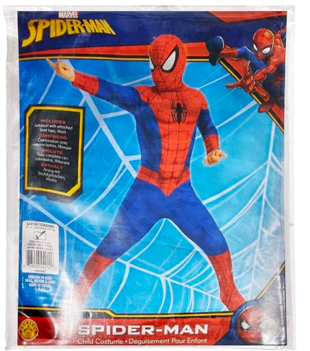 Title: Kids Spider-Man Muscle Chest Costume with Mask